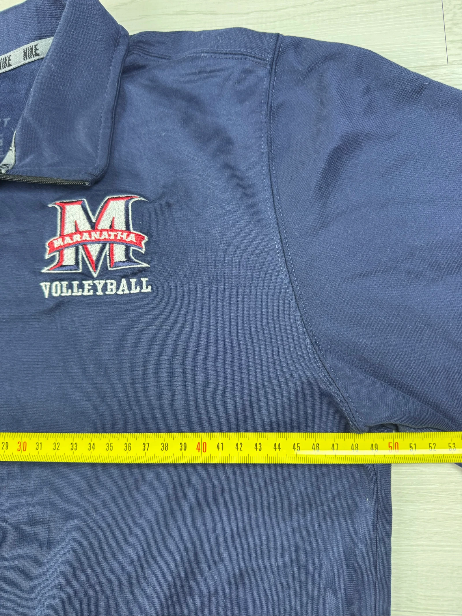Nike Dri-FIT Maranatha Voleibol 1/2 Zip Sudadera Azul Marino S – photo 14